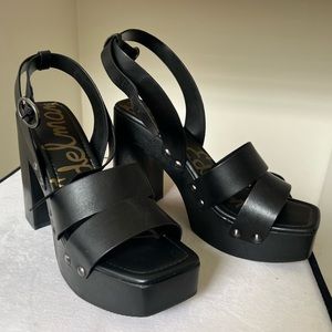 Sam Edelman black platforms size 8.5